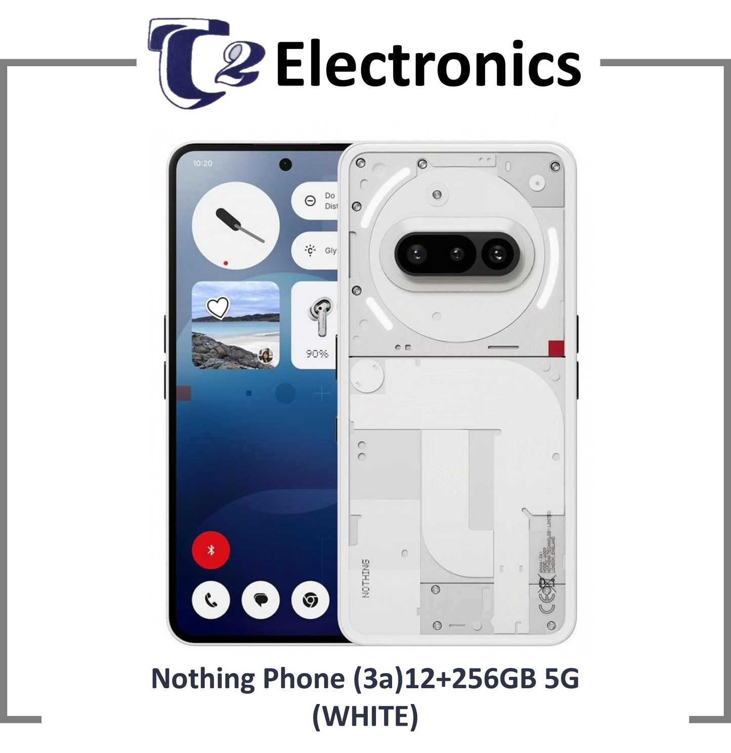 Nothing Phone (3a)12+256GB 5G | 1 Year Warranty | Official Singapore Set