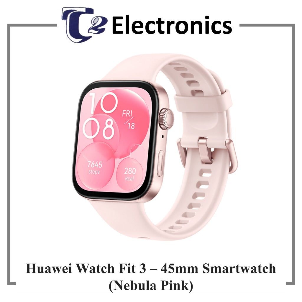 Huawei Watch Fit 3 45mm Smartwatch | Ultra-Slim Design | All-Round Fitness Management