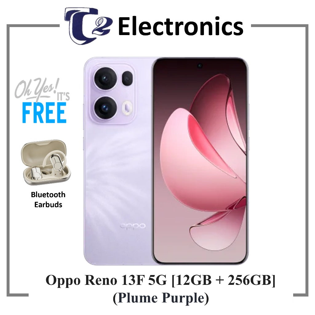 Oppo Reno 13F 5G | 12GB RAM + 256GB ROM | FREE OPEN WEARABLE STEREO HEADPHONES