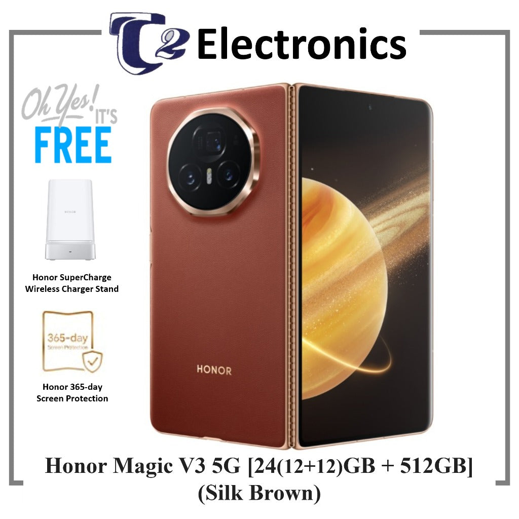 Honor Magic V3 Mobile Phone 24GB (12 + 12) + 512GB Free Honor Wireless Charger Stand