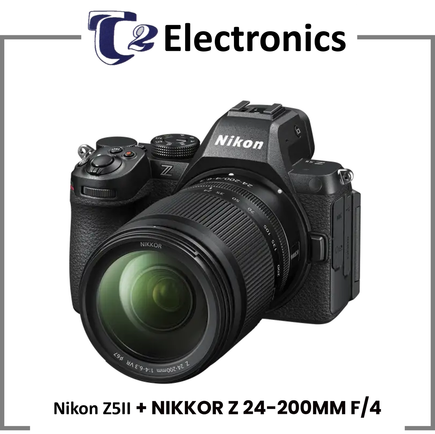 Nikon Z5II Mirrorless Camera Body | 24-50mm Lens | 24-70mm Lens | 24-200mm Lens