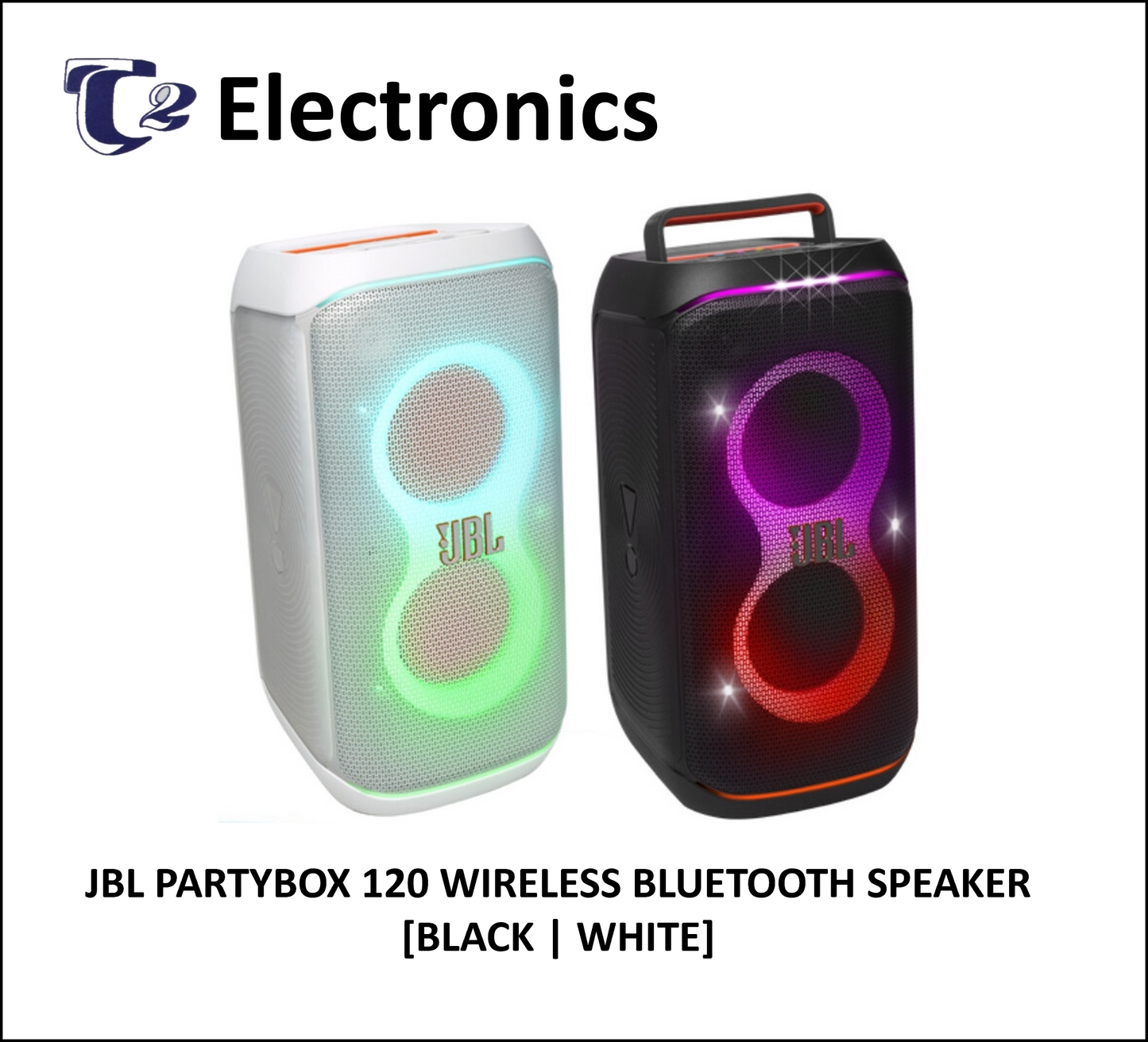 JBL Partybox Club 120 Wireless Speakers For Party Effects * 1 Year Local JBL Warranty *