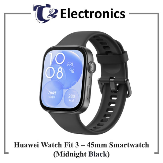 Huawei Watch Fit 3 45mm Smartwatch | Ultra-Slim Design | All-Round Fitness Management