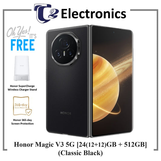 Honor Magic V3 Mobile Phone 24GB (12 + 12) + 512GB Free Honor Wireless Charger Stand