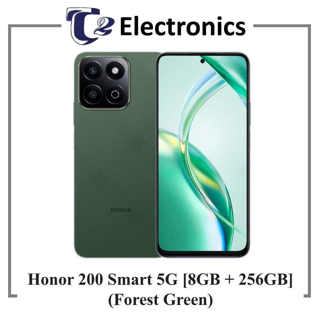 HONOR 200 Smart 5G Smartphone 16(8+8)GB+256GB SGS Premium Performance of Drop & Crush Resistance | 5200mAh