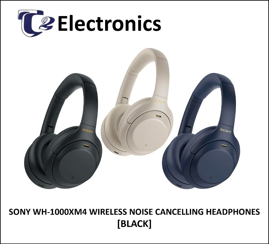 Sony WH-1000XM4 Wireless Noise Cancelling Headphones | 1 Year Warranty By Sony Singapore
