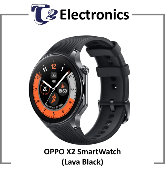 OPPO Watch X2 / Up to 120 Hours in Smart Mode / Upgraded Dual-Frequency GPS / Titanium Bezel / 1 Year Local Warranty